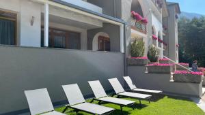 Zahrada ubytování B&B Garni Hotel Saxl