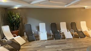 Posezení v ubytování B&B Garni Hotel Saxl
