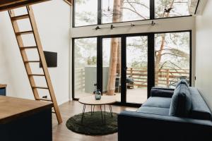Posezení v ubytování Treehouse Virš Bedugnės