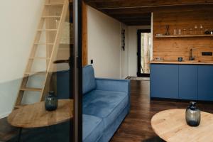 Kuchyň nebo kuchyňský kout v ubytování Treehouse Virš Bedugnės
