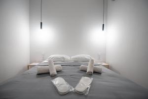 Katil atau katil-katil dalam bilik di Piraeus port 1 bedroom 2 persons apartmet by MPS