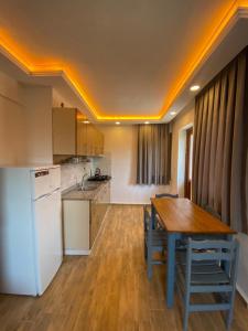 Kuchyň nebo kuchyňský kout v ubytování Kilim Hotel & Apart