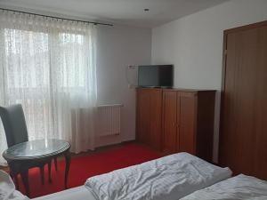 Telewizja i/lub zestaw kina domowego w obiekcie Willa Magnat