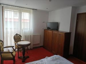 Telewizja i/lub zestaw kina domowego w obiekcie Willa Magnat