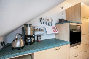 Eldhús eða eldhúskrókur á Im Rodeck Nest