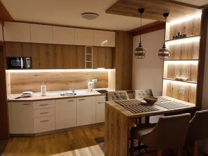 Кухня или мини-кухня в Apartman 310- Aparthotel Vučko Jahorina privatni apartman
