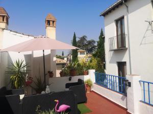 Balkón alebo terasa v ubytovaní Casa el "Tablao de las Almendras"