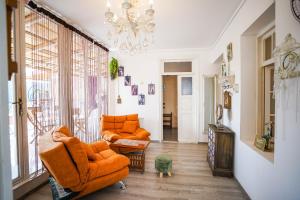 Area soggiorno di Sighnaghi Art Hotel
