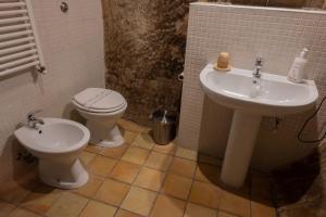Koupelna v ubytování B&B Dimora Cigno