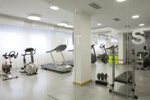 Centrum fitness w obiekcie Hotel Ploberger
