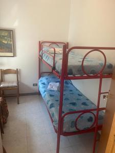 Casa Vacanza da LUCIA&PINA tesisinde bir ranza yatağı veya ranza yatakları