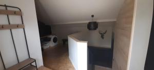 Posteľ alebo postele v izbe v ubytovaní Gîte LES TERRASSES 3