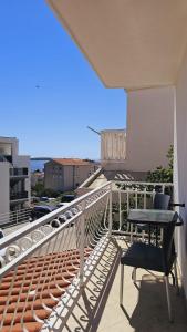 Ein Balkon oder eine Terrasse in der Unterkunft Apartment house Berry
