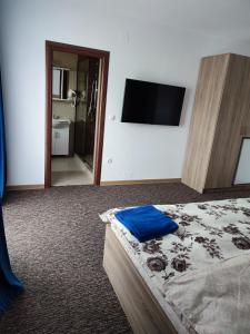 Postel nebo postele na pokoji v ubytování Casa Sturz