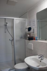 Koupelna v ubytování Hotel Quellenhof