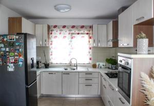 Kuchyň nebo kuchyňský kout v ubytování Apartman Marija