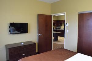 TV a/nebo společenská místnost v ubytování Microtel Inn and Suites Pecos