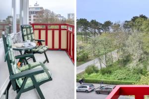 Balkón nebo terasa v ubytování Terrassenhaus, FeWo 62