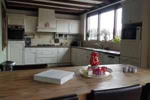 Virtuvė arba virtuvėlė apgyvendinimo įstaigoje Waterhill's Bed & Wellness