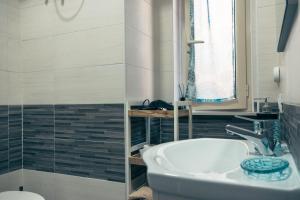 Kúpeľňa v ubytovaní BluMarine Appartaments