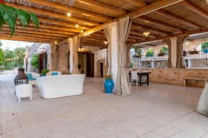 A balcony or terrace at Trulli Ericla Luxury