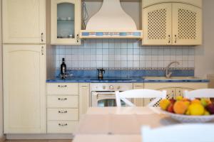 A kitchen or kitchenette at Trulli Ericla Luxury