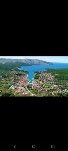 an aerial view of a city and a body of water at Jasna 2 in Stari Grad
