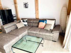 Posezení v ubytování Ferienhaus an der Westernstadt in Eging