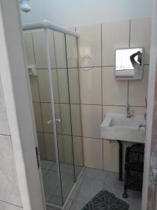 Koupelna v ubytování Apartamento beto carreiro , praia + 17 fotografií