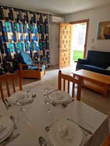 Χώρος καθιστικού στο Apartamentos Vera Coast