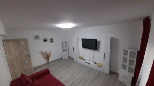 TV a/nebo společenská místnost v ubytování Delia Apartament