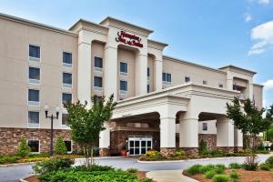 a rendering of the front of a hotel at Hampton Inn & Suites Lanett/West Point in Lanett