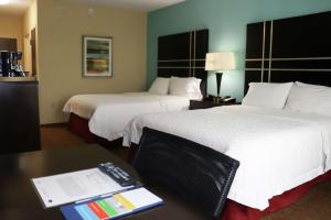 Postel nebo postele na pokoji v ubytování Hampton Inn Austin Oak Hill