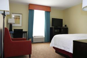 TV a/nebo společenská místnost v ubytování Hampton Inn Austin Oak Hill