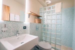 Et badeværelse på Mas Rovira