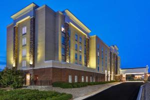 a rendering of a large building at night at Hampton Inn & Suites Birmingham-Hoover-Galleria in Hoover