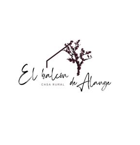 a flower logo with the title logo for a garden agency at El Balcón de Alange in Alange
