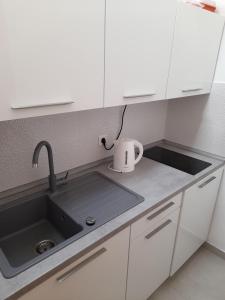 Kuchyň nebo kuchyňský kout v ubytování Apartments Marnic + 56 fotografií