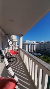 Balkón nebo terasa v ubytování Velipoja Grand Europa Resort - appartement luxe privé