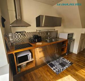 Кухня или мини-кухня в Appartement La Roche-Bernard - 60m² plein centre
