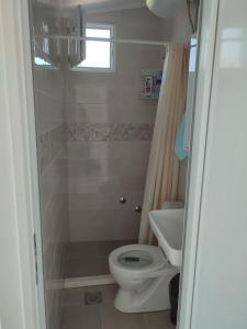 A bathroom at Apartments Stevanovic