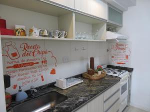 a kitchen with a sink and a counter top at CAPi I in Corrientes