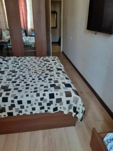Ένα ή περισσότερα κρεβάτια σε δωμάτιο στο Ilias home