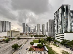 a view of a city with tall buildings at Miami Modern - Lux Amenities Pool & Parking in Miami