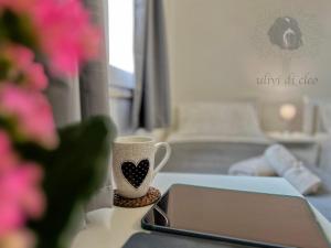 Postel nebo postele na pokoji v ubytování Ulivi di Cleo