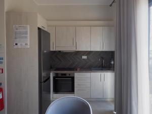 Кухня или мини-кухня в Melissinos Beachfront Apartments
