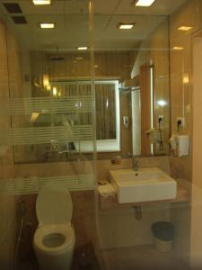 Koupelna v ubytování Regency Hotel