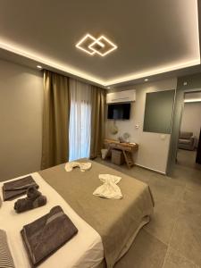 Posteľ alebo postele v izbe v ubytovaní HOTEL BARA