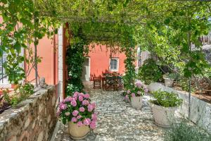 Zahrada ubytování Stavros Villa