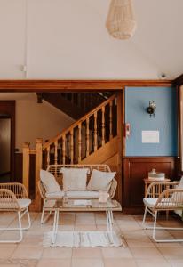 Posezení v ubytování Hôtel Le Romantica